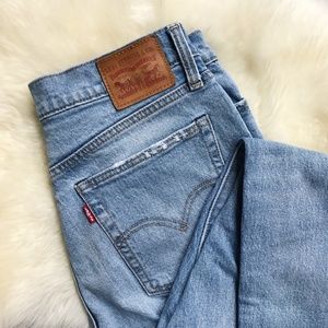Levi's Wedgie Straight Jeans in Rough Tide